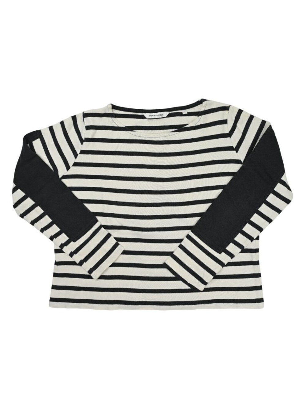 Won Hundred Long Sleeve Shirt in White Black